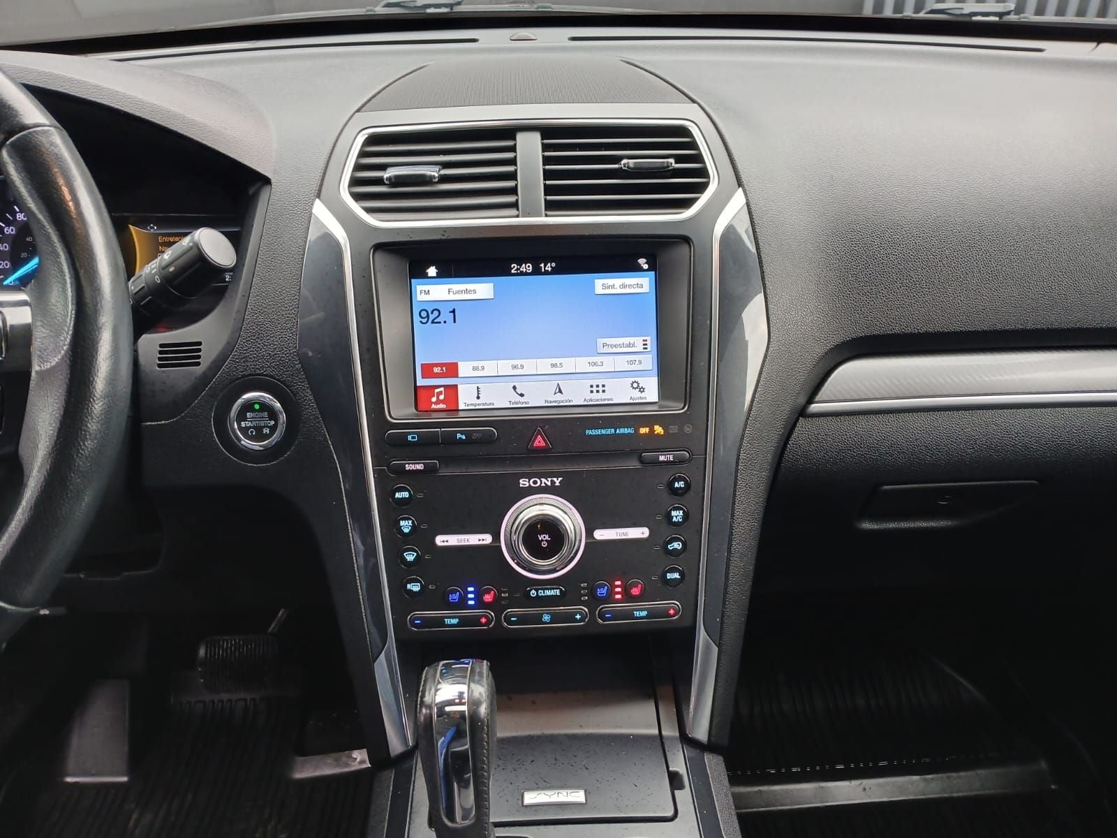 2019 Ford EXPLORER 5 PTS SPORT 35 ECOBOOST TA AAC AUT PIEL DVD GPS SYNC 4X4